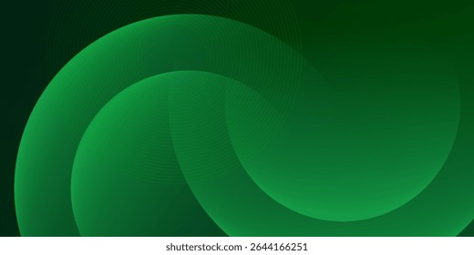 Abstract green gradient shapes background. Eps10 vector