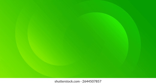 Abstract green gradient shapes background. vector illustration