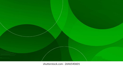 Fondo de Formas de degradado verde Abstractas. Vector Eps10
