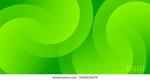 Fondo de Formas de gradiente verde abstracto