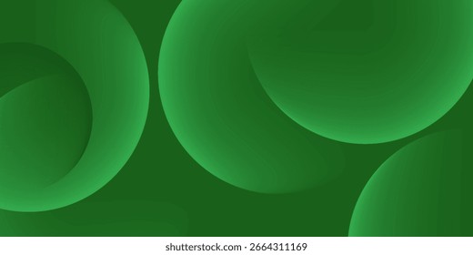 Abstract green gradient shapes background. Eps10 vector