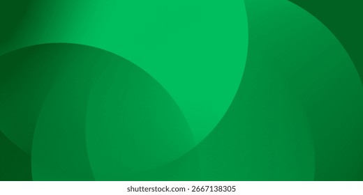Abstract green gradient shapes background. Eps10 vector