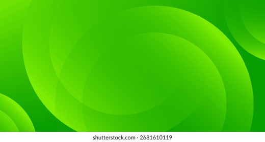 Abstract green gradient shapes background. Eps10 vector