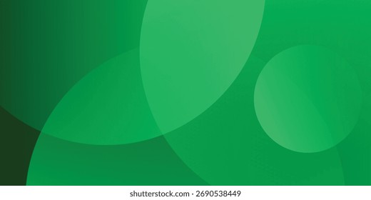 Abstract green gradient shapes background. Eps10 vector