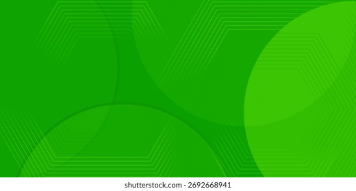 Plano de fundo de formas de gradiente verde abstratas. Vetor Eps10