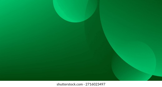 Abstract green gradient shapes background. Eps10 vector
