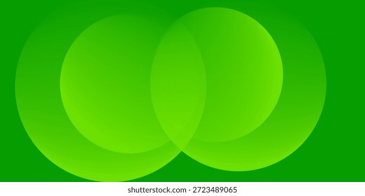 Plano de fundo de formas de gradiente verde abstratas. Vetor Eps10