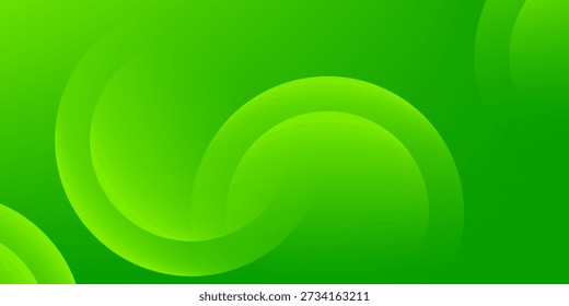 Abstract green gradient shapes background. Eps10 vector