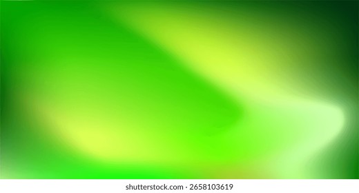 gradiente verde abstrato com efeitos de iluminação suave, transições suaves e um tom vívido. Perfeito para fundos, temas artísticos