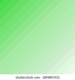 Abstract green gradient square background.