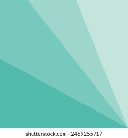 Fondo simple de onda de gradiente verde Abstractas. Ilustración vectorial.
