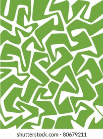 abstract green graffiti pattern