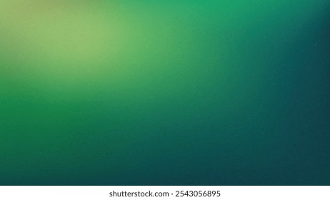 Fundo de gradiente verde abstrato e granulado com um estilo multicolorido branco suave e borrado. Ilustração vetorial