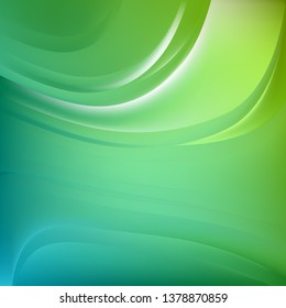 Abstract Green Graphic Background