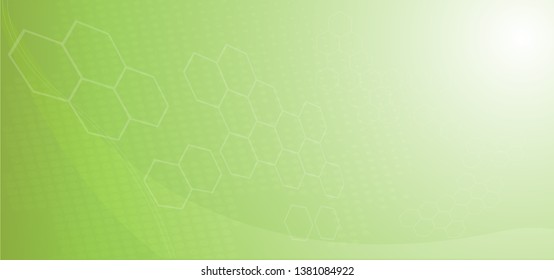 The abstract green graphic for background content.