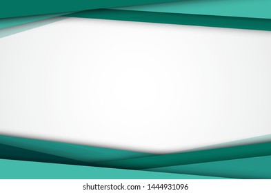Abstract green graphic elements on white background. vector illustration. 