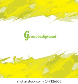 abstract green grass eco background with empty space for your text