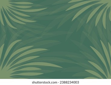 abstract green grass leaves background design