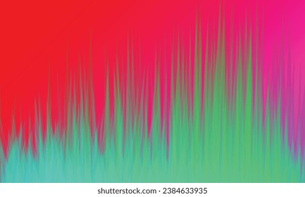 abstract green grass and red pink background vector