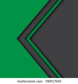 Abstract green gray arrow blank space for text place design modern futuristic creative idea background vector illustration.