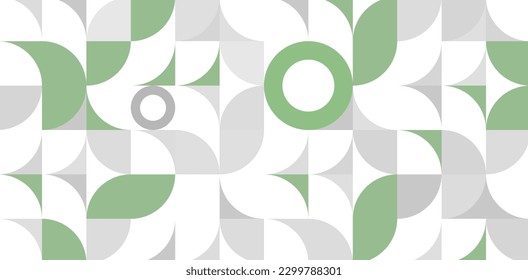 redondo gris verde abstracto, fondo de textura geométrica de hoja, patrón retro, concepto tradicional