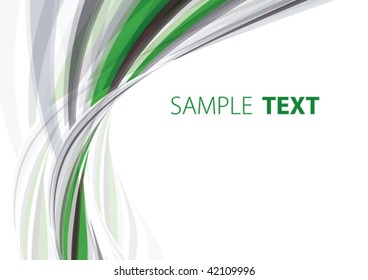 Abstract green and gray template