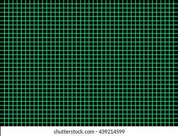 Abstract Green Grid Neon Style