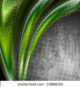 Abstract green grunge background. Vector design eps 10