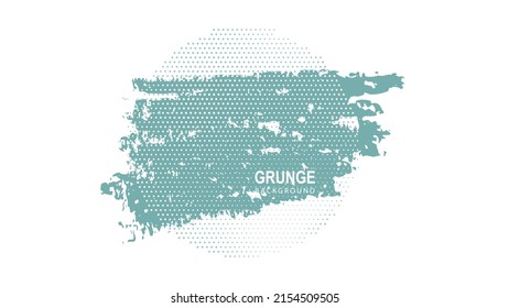 abstract green grunge halftone pastel crayons texture vector background