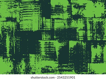 Abstract green grunge painting background. Weathered paint texture backdrop. Suitable for poster or banner.
