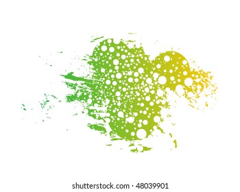 abstract Green grunge retro background with space of your text. Vector illustration