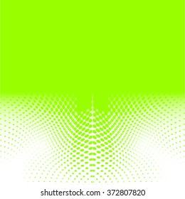 Abstract Green Halftone Background Stock Vector Illustration