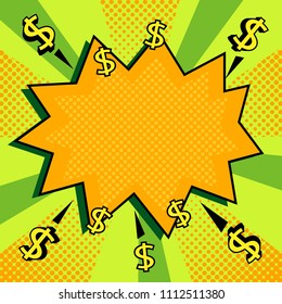 Abstract green halftone design background retro vector illustration.