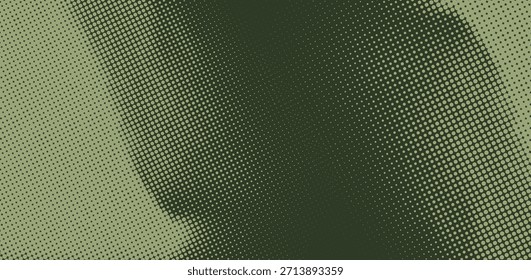 Fondo de Vector de onda de gradiente de punto medio tono verde Abstractas.