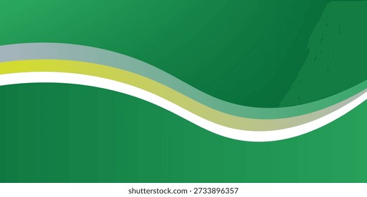Abstract Green Hexagon Background with Green Glowing Lines, Abstract Green Hexagon Geometric Technology Background, Vector Illustration