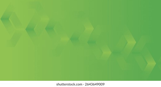 Abstract green hexagon background. hexagon shapes composition. Vector illustration art modern simple nice