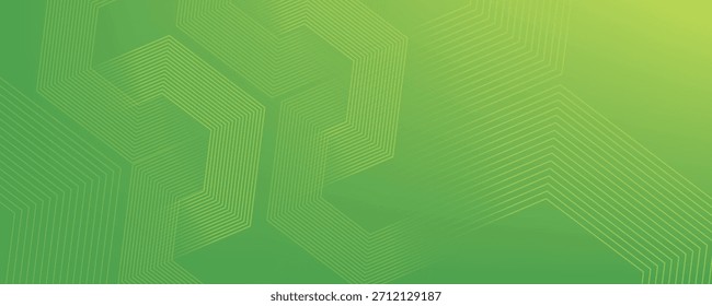 Fondo de hexágono verde Abstractas. Composición de Formas hexagonales. Ilustración vectorial arte simple