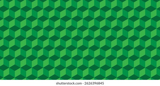 abstract green hexagon geometric pattern for banner, cover, and presentation