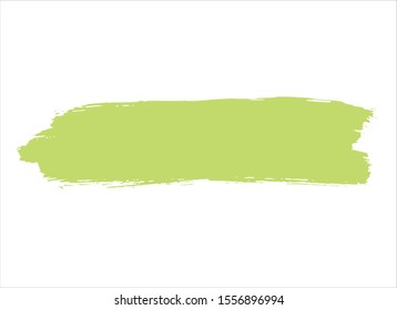 abstract green ink paint stroke background vector illustration texture design