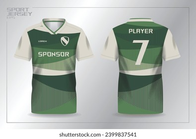 abstract green khaki for sport jersey template