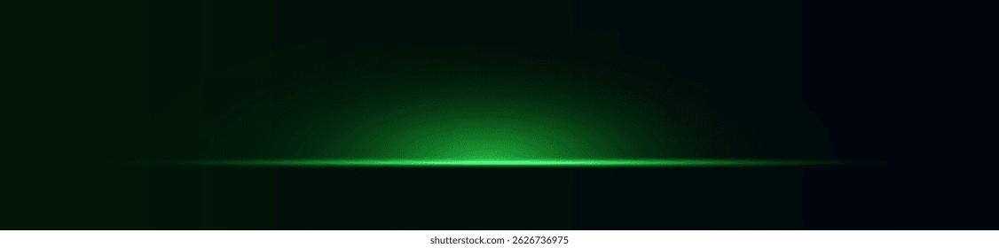 Abstract Green Laser Lines and Energy Waves – Glowing Streaks, Shine, and Motion Blur Effects with Neon Light on Black for Tech, Nature-Inspired, or Futuristic Visuals


