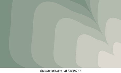 abstraktes grünes, geschichtetes Hintergrund-Vektordesign