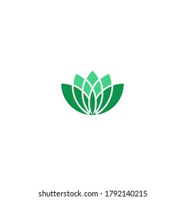 Abstraktes Green Leaf Design Logo Symbol Vektordesign. Landschaftsbild, Naturdesign. Illustration des Vektorlogos "Garden"oder "Pflanzengesundheit und Ökologie".