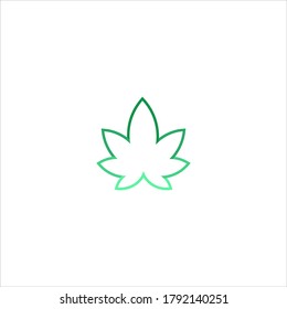 Abstraktes Green Leaf Design Logo Symbol Vektordesign. Landschaftsbild, Naturdesign. Illustration des Vektorlogos "Garden"oder "Pflanzengesundheit und Ökologie".