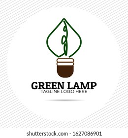 Abstract green leaf eco organic Logo design Modern Style vector template. for Business