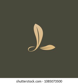 Abstract green leaf logo icon vector design. Landscape design, garden, Plant, nature and ecology vector logo. Ecology Happy life Logotype concept icon. Vector illustration, Graphic Design.