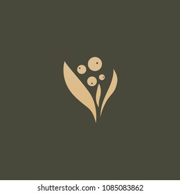 Abstract green leaf logo icon vector design. Landscape design, garden, Plant, nature and ecology vector logo. Ecology Happy life Logotype concept icon. Vector illustration, Graphic Design.