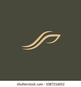 Abstract green leaf logo icon vector design. Landscape design, garden, Plant, nature and ecology vector logo.  Ecology Happy life Logotype concept icon. Vector illustration, Graphic Design 