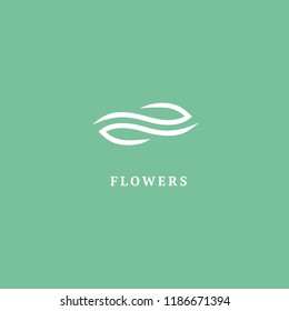 Abstract green leaf logo icon vector design. Landscape design, garden, Plant, nature and ecology vector logo. Ecology Happy life Logotype concept icon. Vector illustration, Graphic Editable Design