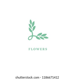 Abstract green leaf logo icon vector design. Landscape design, garden, Plant, nature and ecology vector logo. Ecology Happy life Logotype concept icon. Vector illustration, Graphic Editable Design